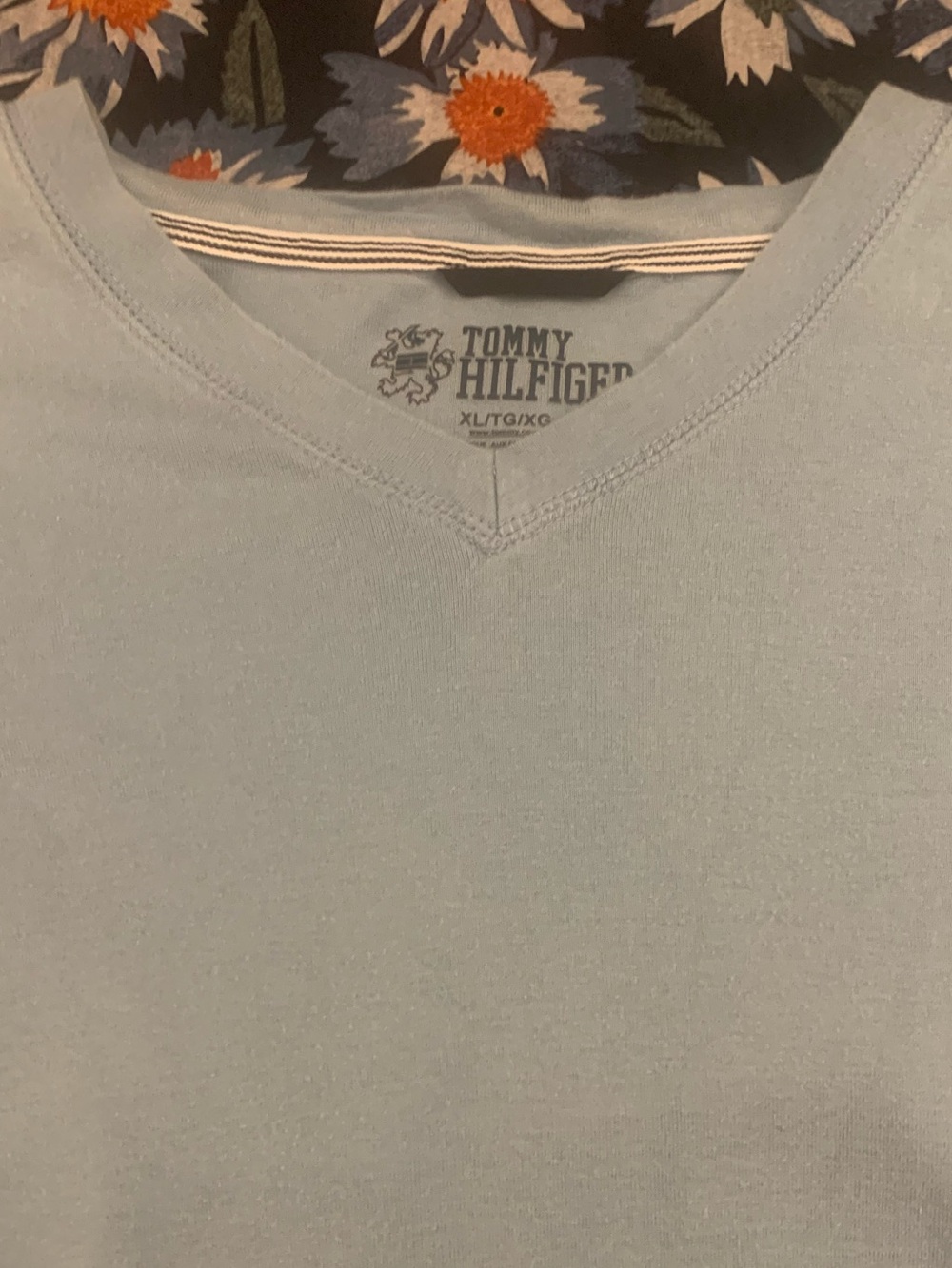 TOMMY HILFIGER V Tee - SS All Cotton